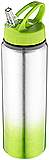 Gradient Water bottle Lime-Silver